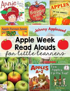 the apple week read alouds for little learning