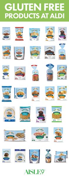 Aldi Gluten Free Shopping List, Gluten Free Snacks Store Bought, Gluten Free Aldi, Gluten Free Meal Planning, Aldi Gluten Free, Snacks Gluten Free