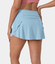 Plain 2-in-1 Back Waistband Pocket Dance Skirt Tennis Skirt Black, Skirt A Line, Pleated Tennis Skirt, Skirt Pleated, Dance Skirt, Golf Skirts, Mesh Skirt, Bleach Wash, Line Skirt