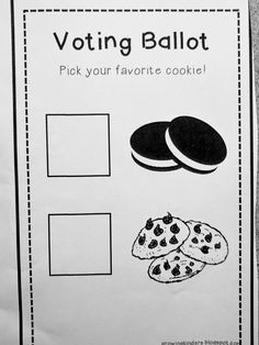 Election in the first grade! The sandwich cookie won. I do believe the cookie works make a better President than Trump😅 Preschool Social Studies, November Classroom, November Ideas, Kindergarten Social Studies, Making Choices, Morning Message, American Symbols, Social Studies Activities, Social Studies Lesson