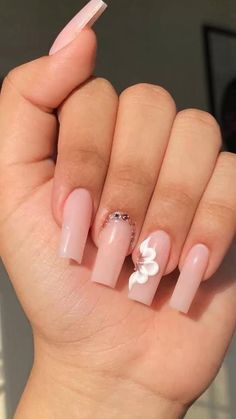 Cute Nail Ideas, Nail Art Acrylic, Feeling Weak, French Tip Acrylic Nails, Cute Nail, French Acrylic Nails, Blush Nails, Classy Acrylic Nails