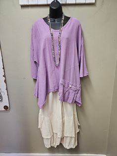 One size tops that are flowy and great for layering. Cotton Hand Wash, Hang Dry Vintage Painted Furniture, Holiday Tops, Hanging Dryer, Oversized Top, Sock Gifts, Lounge Pants, Hand Washing, Vest Jacket, Shirts Tops