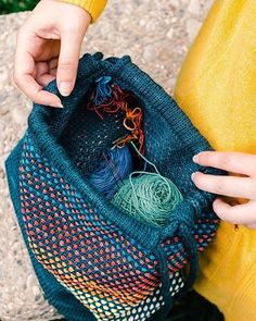 Whidbey Bag crochet pattern by Wool & Pine Business Crochet, Crochet Flower Bag, Noro Yarn, Knitting Bag Pattern, Knit Purse, Bag Crochet Pattern, Sac Diy, Knitting Tote Bag, Handbags Patterns