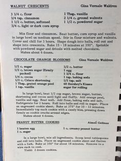 an old recipe book with instructions on how to make it