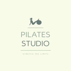 the logo for pilates studio, which is located in front of a white background