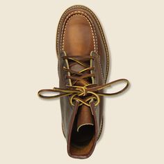 6" Moc Toe No. 1907- Copper Rough & Tough Red Wing, Goodyear Welt, Red Wings, The 1950s, Leather And Lace, Belt Bag, Moccasins, All Time, Boat Shoes