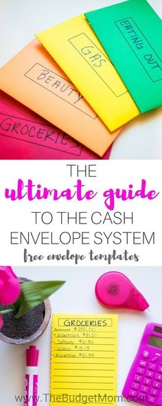 the ultimate guide to the cash envelope system