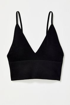 Low back bra is featured in our American made Signature Seamless fabric. * Plunging neckline * Pull-on silhouette | Ali Low-Back Seamless Bra by Intimately at Free People in Black, Size: XS/S Low Back Bra, Seamless Bra, Plunging Neckline, Low Back, American Made, Boho Outfits, Free People, Bra, Fabric