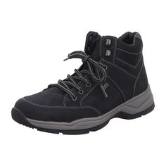 Rieker Men's Comfort Boots, Black Rieker Men's Comfort Boots - Black Upgrade your shoe collection with these stylish and durable Rieker Men's Comfort Boots. Perfect for the autumn/winter season, these boots feature a round toe, lace-up closure, and a flat heel for all-day comfort. The ankle height design with a normal shaft width offers a versatile and trendy look. Crafted from genuine leather with a synthetic interior, these boots are both luxurious and easy to maintain. Whether you're out for Shoe Brushes, Soft Shoes, Comfortable Boots, Boots Ankle, Leather Interior, Boots Black, Winter Season, Black Heels, Leather And Lace