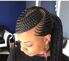 Cute Cornrows, Long Cornrows, Braiding Styles, Plaits Hairstyles, Braided Cornrow Hairstyles, Braided Ponytail Hairstyles, African Hair, Girls Hairstyles Braids