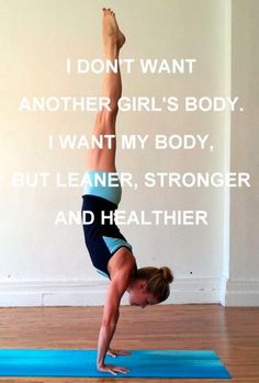 This is great. Have to remind myself not to compare to other women. Bądź Fit, Fitness Home, Gym Outfits, Yoga Asanas, Health Motivation