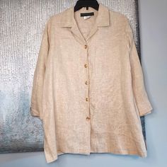 100% Linen Women's Shirt Long Sleeves With Front Patch Pocket, Button Pleated Cuffs, Front Button Closure, Side Slits Linen Shirts Women, High Neck Sleeveless, Women Long Sleeve Tops, Womens Long Sleeve Shirts, Women's Shirt, Linen Top, Wool Plaid, Linen Women, Floral Shirt