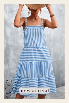 Sexy Striped Bohemian Beach Short Sleeve Loose Mini Casual Maxi Dress maxi dresses summer，maxi dresses outfits，maxi dresses with sleeves，maxi dresses printed，maxi dresses floral,maxi dresses chiffon，maxi dresses party，,elegant maxi dress #maxidressessummercasual#maxidressesfashionwomen's#maxidressesfashionoutfits#maxidresseswithsleeves#maxidressesparty#maxidressesfloral#maxidresseschiffon#maxidresseselegant #maxidressesplussize#maxidressesparty#solidcolor#dresses#fashion Maxi Dress Outfit Summer, Spaghetti Dress, Short Frock, Floral Chiffon Maxi Dress, Casual Maxi Dress, Maxi Dress Outfit, Elegant Maxi Dress, Bohemian Beach, Dress Spaghetti