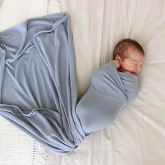 dusty denim oversized bamboo swaddle Swaddle Photoshoot, Personalized Newborn Outfit, Weight Blanket, Newborn Swaddle Blanket, Nursing Pillow Covers, Personalized Swaddle, Newborn Accessories, Newborn Swaddle, Swaddle Blankets