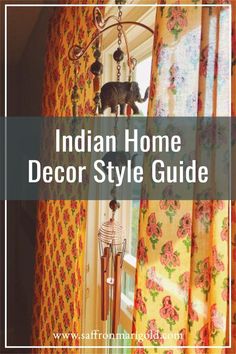 To decorate your home with Indian decor is to introduce color, warmth, and exceptional beauty. Saffron Marigold linens & decor ideas can help you add just a touch of Indian home decor or bring full-fledged authentic Indian style to your home. Indian Interiors Living Room, Indian Bohemian Decor, India Home Decor Ideas Indian Style, India Decoration Indian Style, Indian Inspired Living Room, Indian Curtains Living Room, Indian Aesthetic Room, Traditional Indian Bedroom Decor, Living Room Decor Indian Style