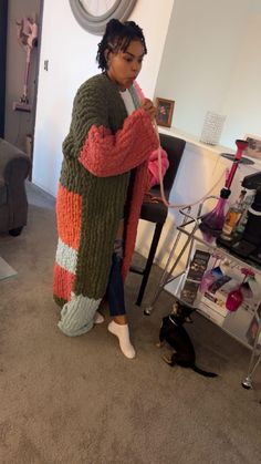 Our comfy & cozy chunky knit dusters are handmade with chenille yarn. it is durable and washable. Model wearing: L/XL Chenille Yarn, Pullover Outfit, Dusters, Milwaukee Wi, Comfy Cozy, Jumpers And Cardigans, Chunky Knit, Cardigans For Women, Milwaukee