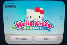 the hello kitty seasons app on nintendo wii