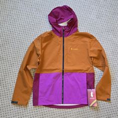 Size Small. New With Tags Functional Pink Hiking Outerwear, Pink Waterproof Outerwear For Hiking, Functional Pink Outerwear For Hiking, Pink Waterproof Functional Outerwear, Windproof Pink Outerwear For Hiking, Pink Windproof Outerwear For Outdoor Activities, Pink Windproof Outerwear For Hiking, Functional Pink Outerwear For Outdoors, Functional Pink Outerwear For Outdoor