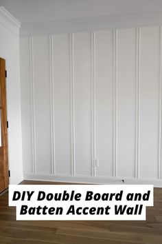 DIY BOARD AND BATTEN ACCENT WALL Accent Wall Framing, Double Board And Batten Wall Diy, Accent Wall Behind Bathroom Mirrors, Batten Board Wall Designs, How To Measure Board And Batten Wall, Board And Batten Pattern Ideas, Modern Batten Board Walls, Budget Accent Wall, Board And Batten Alternatives