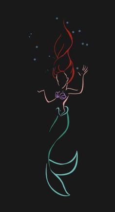 the little mermaid from disney's animated movie