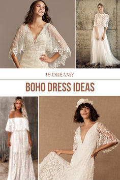 the boho dress ideas for brides and bridal gowns are easy to make