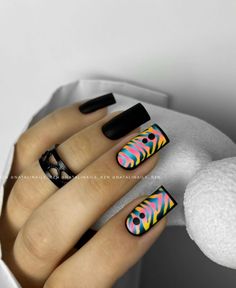 Tropical Nail Designs, Tropical Nails, Nail Tutorial, Beauty Nails Design, Animal Nails, Bright Nails, Funky Nails, Cute Nail Designs, Cool Nail Designs