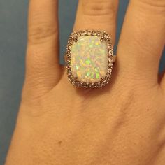 Zales Jwbr Sterling Silver Opal And Lab Created Diamond Ring, Size 7 Opal Ring With Diamonds, Zales Jewelry, Lab Created Diamond Rings, Opal Ring, Opal Rings, Ring Size 7, Lab Created Diamonds, Womens Jewelry Rings, Diamond Ring