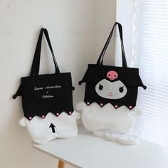 Kuromi Shopping, Pom Purin, Pom Pom Purin, Diy Bag Designs, Cartoon Bag, Bag Designs, Kawaii Cartoon, Tote Storage, Sanrio Characters