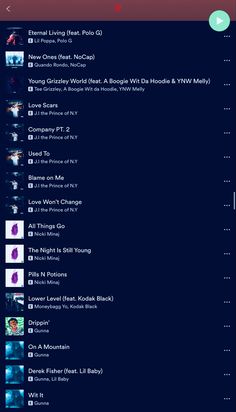 an app with various music player screenshots on the screen and in the background