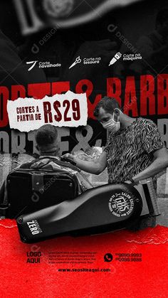 Baixar Story Barbearia Cortes a Parti de 29,00 Social Media PSD Editável.zip no Designi. Barbershop Design, Creative Advertising Design, Daft Punk, Creative Advertising, Advertising Design, Mood Boards, Hip Hop, Social Media