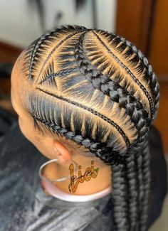 Stitch Braids For Black Women, Braids For Women, Cornrows With Box Braids, Scalp Braids, Braids For Black, A I, Feed In Braids Hairstyles, Goddess Braids Hairstyles, Braided Styles