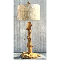 This vintage burl knot table lamp is a true statement piece, showcasing the natural beauty of richly textured burl wood. Paired with a coordinating wood shade, it creates a warm, organic aesthetic that’s both rustic and sophisticated. Perfect for adding character and a touch of nature-inspired charm to your living room, bedroom, or study. A unique find for lovers of earthy, one-of-a-kind decor Organic Aesthetic, Wood Shades, Burl Wood, Burled Wood, Nature Inspired, Nature Inspiration, Natural Beauty, Knot, Living Room Bedroom