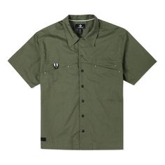 Converse Layering Shirt 'Olive Green' 10024356-A01 Layered Shirts, Cool Fits, Olive Green, Layering, Converse, Green, Quick Saves