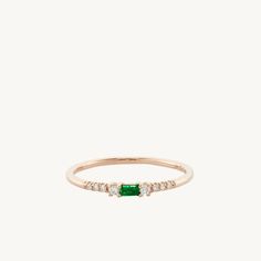 Petite Baguette Emerald Equilibrium Ring Fine Jewelry Baguette Rings With Half Eternity, Fine Jewelry Promise Ring With Baguette Shape, Fine Jewelry Baguette Promise Ring, Jennie Kwon, Earring Sale, Tennis Bracelet, Sale Design, Emerald, Jewelry Rings