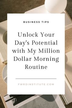 Unlock Your Day's Potential with My Million Dollar Morning Routine Mental Exercises, Mindfulness Practice, Million Dollar, Money Mindset