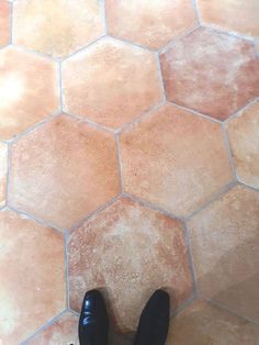 Spanish Terracotta look hex floor tiles Terracotta Hexagon Tile Floor, Tiles Terracotta, Porcelain Hexagon Tile, Cotto Tile, Hexagonal Tiles, French Terracotta, Hexagon Tile Floor, Hydraulic Tiles, Design Tiles