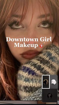 Makeup Looks Downtown Girl, Downtown Girl Aesthetic Makeup, Down Town Girl Makeup, Fancy Eyeliner, Downtown Makeup, Downtown Girl Makeup, Makeup 2024, Pretty Eye Makeup, Face P