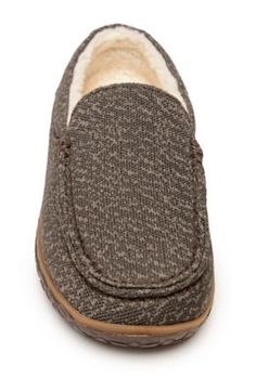 Earth-consciously cozy, you can feel good buying Minnetonka Men's Eco Elm Slippers. Comfort that's crafted with a 100% recycled plastic fabric and laces, a 50% recycled plastic lining and a lightweight durable sole that incorporates 5% recycled rice husk, these eco friendly slippers let you walk the Earth comfortably and sustainably. With the help of a non-profit partner One Tree Planted, every pair of slippers purchased plants one tree! Eco friendly slippers made from recycled fabric from plastic water bottles Recycled Berber lining and removable contoured footbed for a super comfortable pair of slippers MinnTREAD rubber and rice husk sole absorbs the impact from walking Indoor/outdoor design for versatility Recycle Water Bottles, Rice Husk, Plastic Fabric, Walk The Earth, Tan Guys, Suede Moccasins, Mens Cowboy, Mens Cowboy Boots, Moccasins Slippers