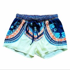 Reposhing This Item I Purchased From @00free2love. Loved It, But Ready To Rotate For Something New. Questions? Leave A Comment Below! Leave A Comment, Boho Shorts, Something New, Blue White, Color Blue, Blue And White, Womens Shorts, Women Shopping, Blue