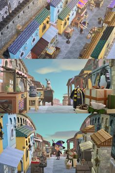 ACNH Diagon Alley Acnh Alley Design, Acnh Diagon Alley, Acnh Alley, Anch Inspiration