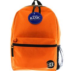 16 Inch Basic Backpack. Backpack For Laptop, Backpack For School, Protection Gear, Orange Backpacks, Compact Umbrella, Simple Backpack, Stylish Backpacks, Jansport Backpack, Classic Backpack