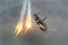 Showing off: This picture of a F-15E Strike Eagle was chosen as one of the top photos by Airman Magazine Operation Desert Storm, F 15, Desert Storm, Aerial Arts, Staff Sergeant, Us Marines, United States Marine, United States Marine Corps, United States Air Force