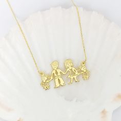 Family Name Necklace With Kids Name, 2 Girl Necklace With Name, Custom Necklace For Kids Names, Family Necklace, Birthday Gift For Mom 🔎 Material: in 925 sterling silver and 14k solid gold ⛓️📏 Chain length: 17.7 inches (45cm), 19.6 inches (50cm), 21,6 inches (55cm) ⛓️ Chain Style: Cable 🎨 Color: rose, silver, gold 🔖 You can choose your preferences from the options ✈️ Ships in 48 hours 🎁 We send it in a wonderful presentation in a wood gift box, certificate, wiping cloth, cute carrying case. Necklace For Kids, Necklace With Kids Names, Necklace With Name, Wood Gift Box, Girl Necklace, Birthday Gift For Mom, Family Necklace, Kids Names, Solid Gold Chains