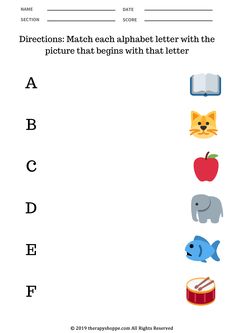 a worksheet with the letter d and an image of different animals on it