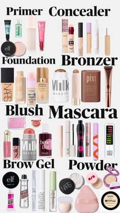 Makeup Routine Simple, Mobile Arrangement, Vanity Essentials, Essential Makeup, Teenager Makeup, Makeup Images, Bronze Makeup