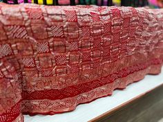 Handloom gharchola bandhani saree @heritageofvanza Design