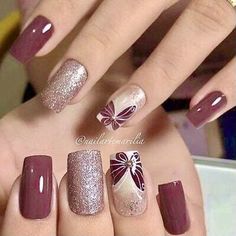 Art Deco Nails, Gel Nail Art Designs, Pretty Nail Designs, Nail Art Designs Videos, Trendy Nail Art, Pretty Nail Art, Luxury Nails