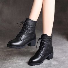 Shipping: Worldwide Express Shipping AvailableDelivery time: 7-15Days Fast ShippingReturns: Fast refund, 100% Money Back Guarantee.Brand Name: YBQJOOBoot Type: BasicShaft Material: PUOutsole Material: RubberUpper Material: PUOrigin: Mainland ChinaSeason: WinterInsole Material: EVAHeel Type: Square heelLining Material: PVCBoot Height: ANKLEItem Type: BootsFashion Element: Cross-tiedDepartment Name: AdultToe Shape: Round ToeHeel Height: Med (3cm-5cm)With Platforms: YesPlatform Height: 0-3cmis_hand Wedges Boots, Luxury Heels, Boots Female, Elegant Boots, Women Boot, Black Chunky Heels, Lace Up High Heels, Chic Leather, Leather Boots Women