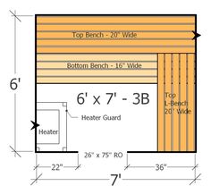 the floor plan for a bedroom with measurements