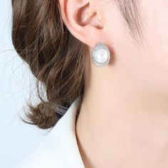 Affordable Exquisite Pearl Jewelry | Adorn Your Daily Life | NIF PEARL Elegant Hypoallergenic Alloy Earrings, Silver Alloy Drop Clip-on Earrings, Elegant Hypoallergenic Alloy Jewelry, Silver Alloy Drop Pearl Earrings, Formal Alloy Earrings For Pierced Ears, Silver Plated Metal Pearl Earrings, Formal Alloy Pierced Earrings, Pierced Metal Pearl Earrings For Anniversary, Round Metal Pearl Earrings